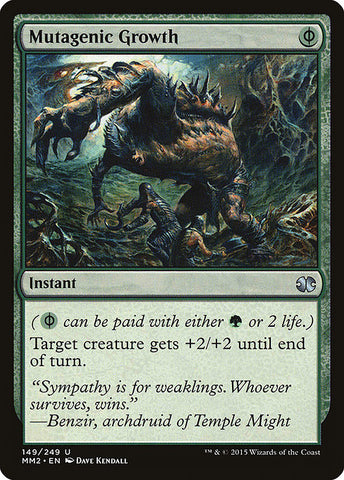 Mutagenic Growth [Modern Masters 2015], MTG Single - Gamers Grove