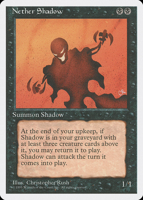 Nether Shadow [Fourth Edition], MTG Single - Gamers Grove