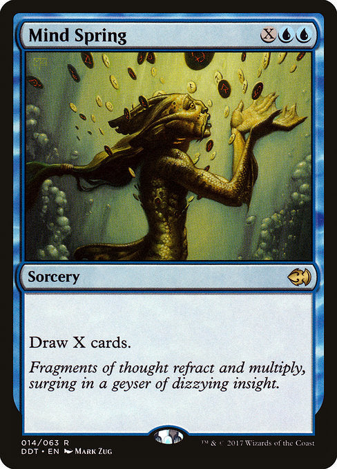 Mind Spring [Duel Decks: Merfolk vs. Goblins], MTG Single - Gamers Grove