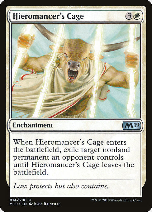 Hieromancer's Cage [Core Set 2019], MTG Single - Gamers Grove