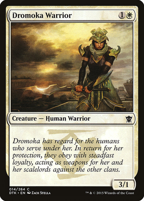 Dromoka Warrior [Dragons of Tarkir], MTG Single - Gamers Grove