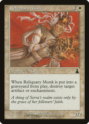 Reliquary Monk [Urza's Destiny], MTG Single - Gamers Grove