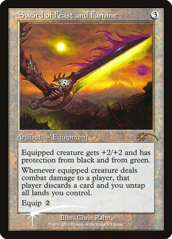 Sword of Feast and Famine [Judge Gift Cards 2014], MTG Single - Gamers Grove
