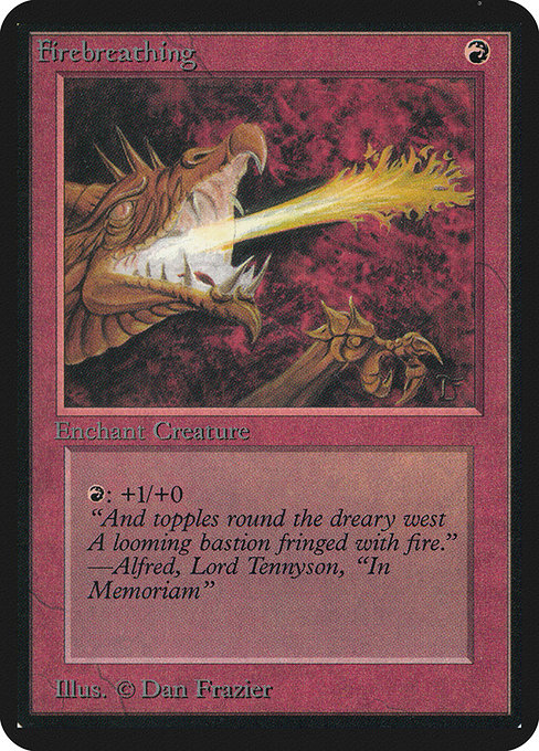 Firebreathing [Limited Edition Alpha], MTG Single - Gamers Grove