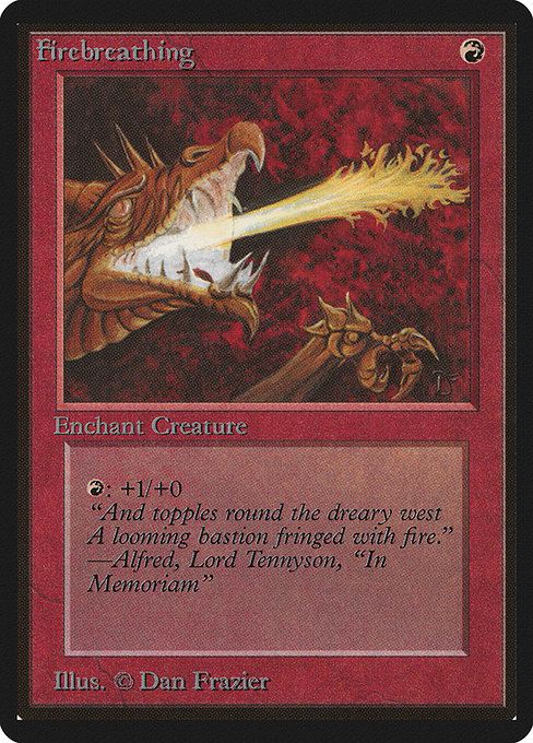 Firebreathing [Limited Edition Beta], MTG Single - Gamers Grove