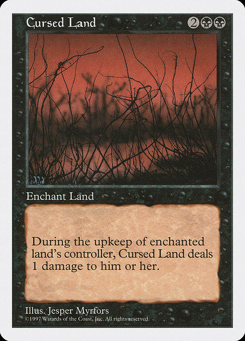 Cursed Land [Fifth Edition], MTG Single - Gamers Grove
