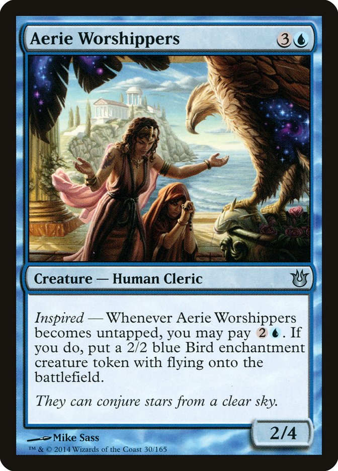 Aerie Worshippers [Born of the Gods], MTG Single - Gamers Grove