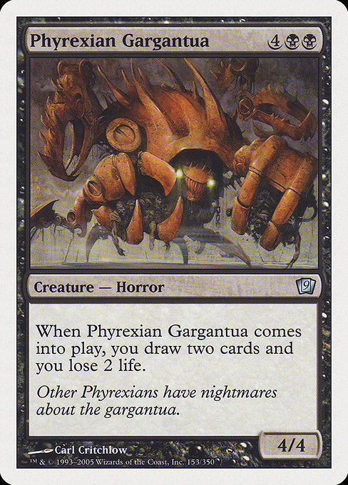 Phyrexian Gargantua [Ninth Edition], MTG Single - Gamers Grove