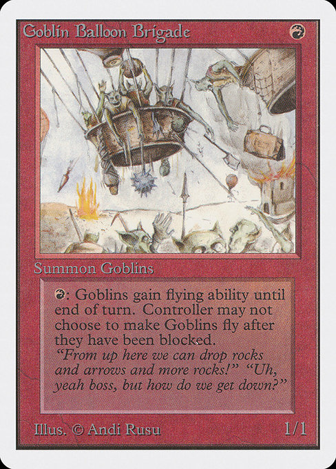 Goblin Balloon Brigade [Unlimited Edition], MTG Single - Gamers Grove