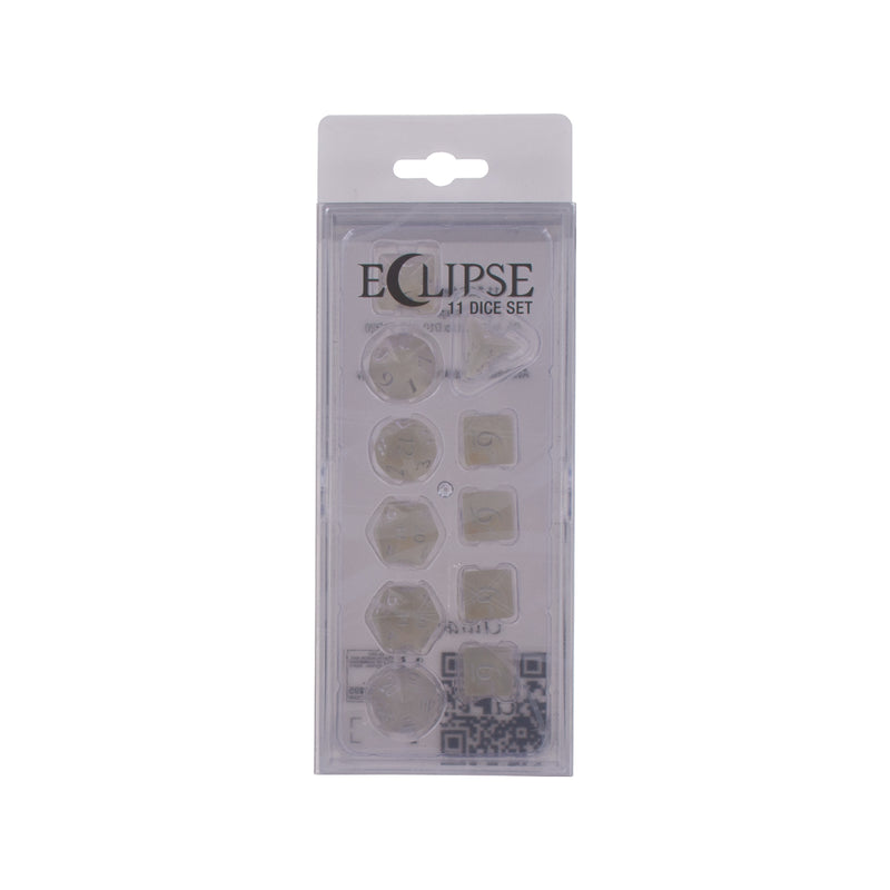 Eclipse 11 Dice Set: Arctic White