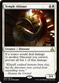 Temple Altisaur [Rivals of Ixalan]