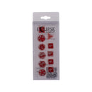 Eclipse 11 Dice Set: Apple Red