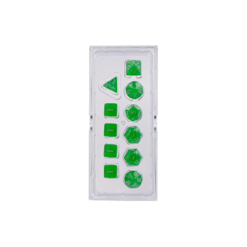 Eclipse 11 Dice Set: Lime Green