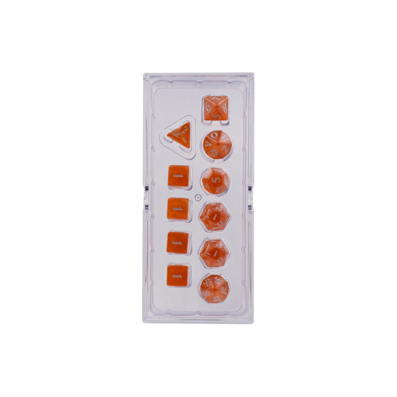 Eclipse 11 Dice Set: Pumpkin Orange