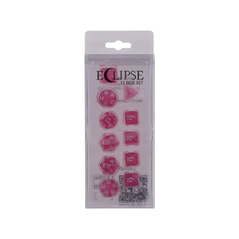Eclipse 11 Dice Set: Hot Pink