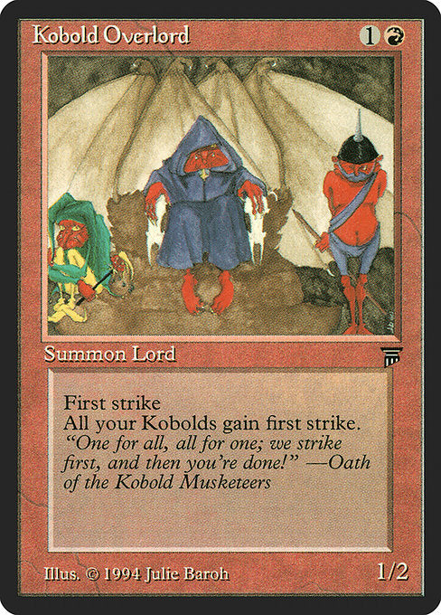 Kobold Overlord [Legends], MTG Single - Gamers Grove