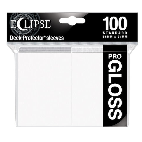 Eclipse Gloss Standard Sleeves: Arctic White