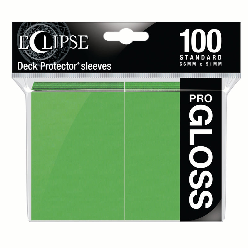 Eclipse Gloss Standard Sleeves: Lime Green