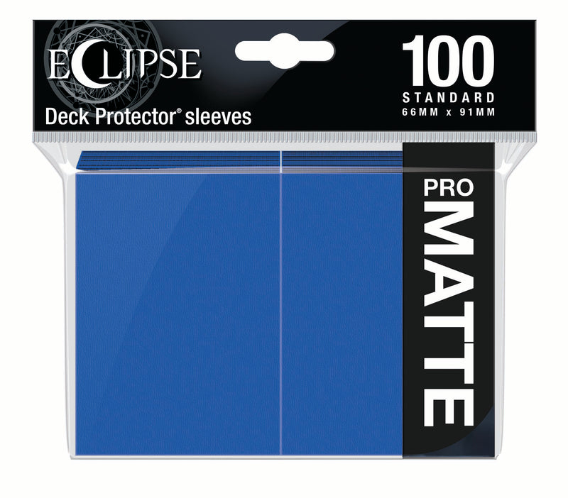 Eclipse Matte Standard Sleeves: Pacific Blue