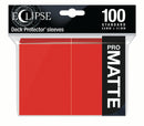 Eclipse Matte Standard Sleeves: Apple Red