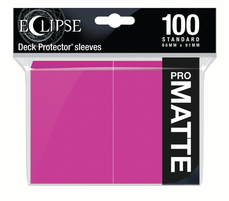 Eclipse Matte Standard Sleeves: Hot Pink