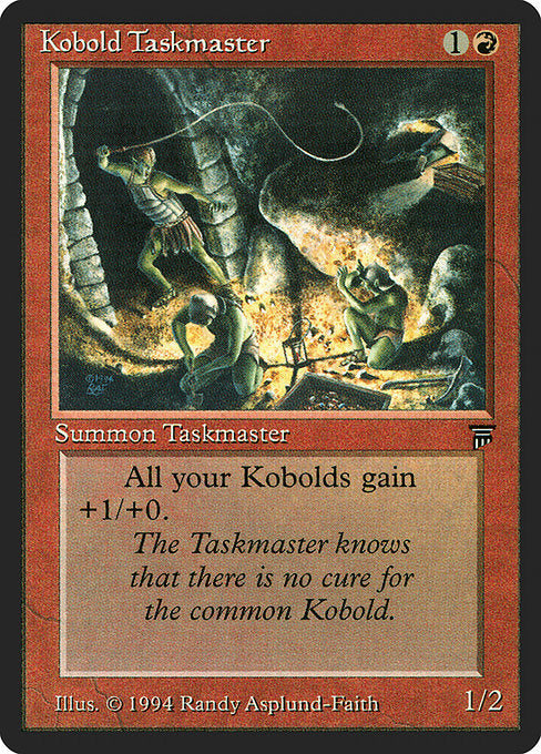 Kobold Taskmaster [Legends], MTG Single - Gamers Grove