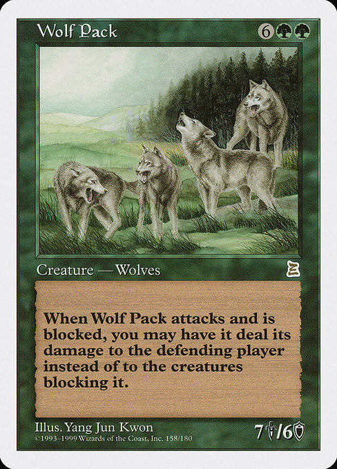 Wolf Pack [Portal Three Kingdoms], MTG Single - Gamers Grove