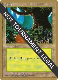 Forest (B) - 1996 Preston Poulter (4ED) [Pro Tour Collector Set]
