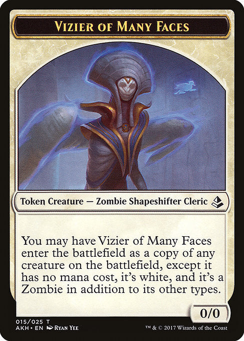 Vizier of Many Faces Token [Amonkhet Tokens], MTG Single - Gamers Grove