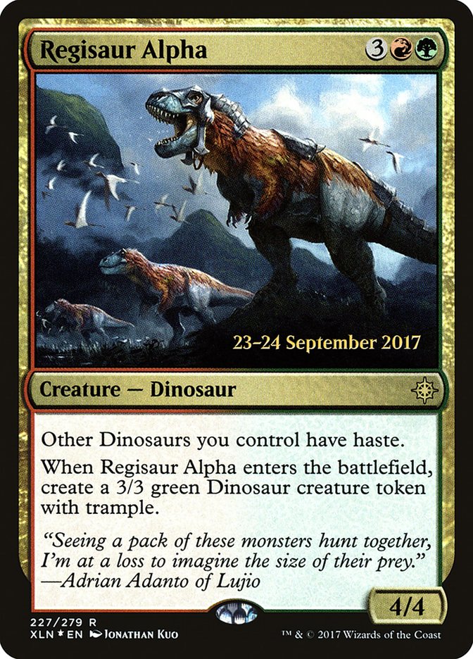 Regisaur Alpha  [Ixalan Prerelease Promos], MTG Single - Gamers Grove