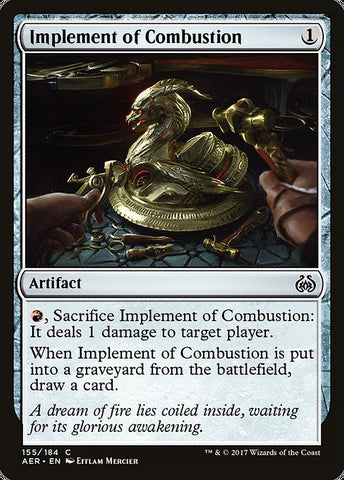 Implement of Combustion [Aether Revolt], MTG Single - Gamers Grove