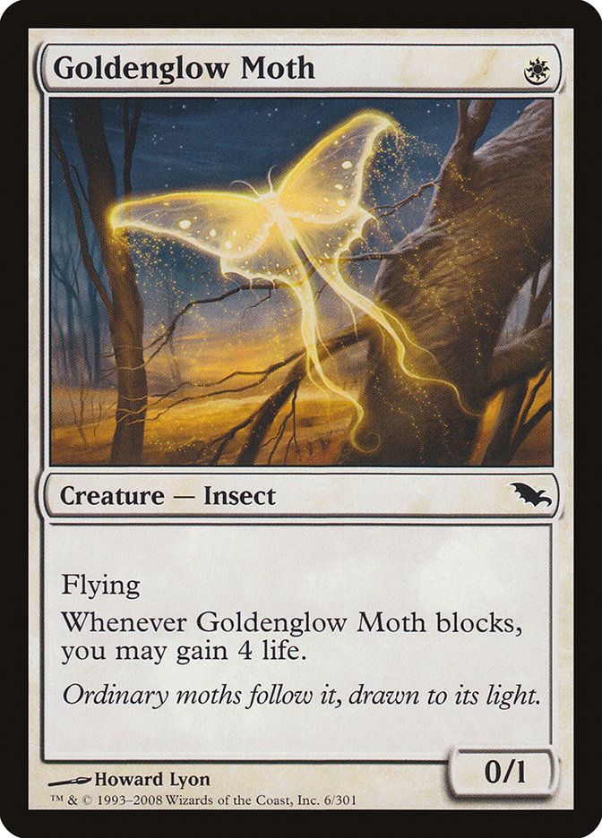 Goldenglow Moth [Shadowmoor], MTG Single - Gamers Grove