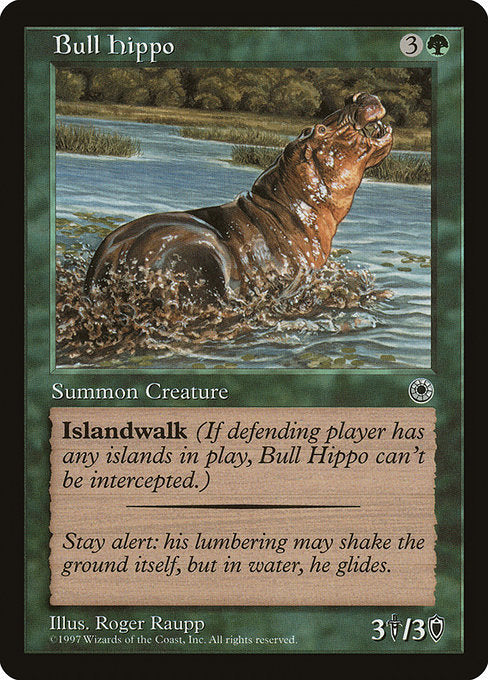 Bull Hippo [Portal], MTG Single - Gamers Grove