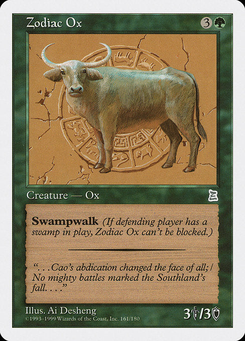 Zodiac Ox [Portal Three Kingdoms], MTG Single - Gamers Grove