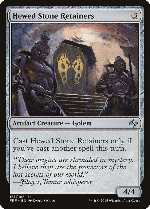 Hewed Stone Retainers [Fate Reforged], MTG Single - Gamers Grove