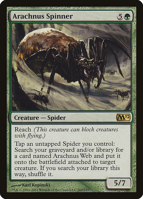 Arachnus Spinner [Magic 2012], MTG Single - Gamers Grove