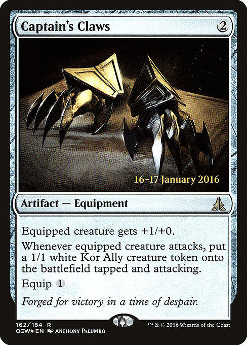 Captain's Claws [Oath of the Gatewatch Promos], MTG Single - Gamers Grove