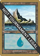 Island (335) - 2000 Jon Finkel (6ED) [World Championship Decks 2000]