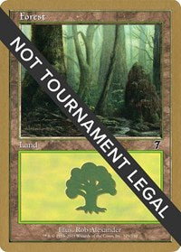 Forest (329) - 2001 Jan Tomcani (7ED) [World Championship Decks 2001]
