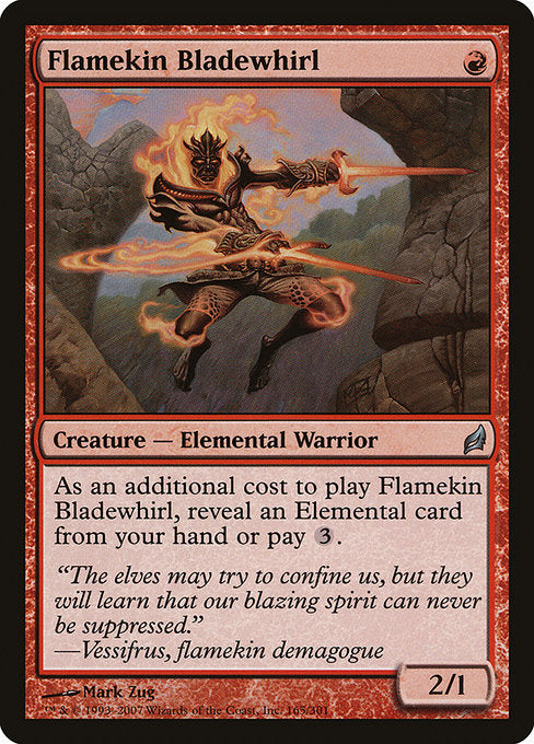 Flamekin Bladewhirl [Lorwyn], MTG Single - Gamers Grove