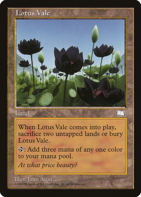 Lotus Vale [Weatherlight], MTG Single - Gamers Grove