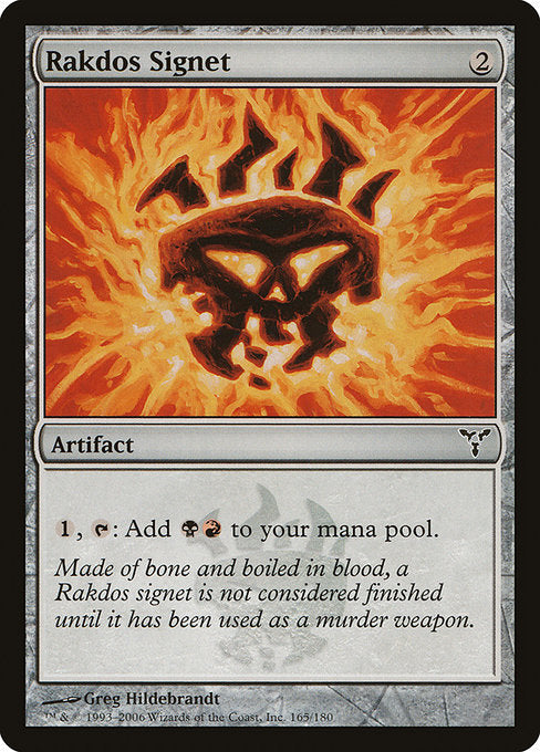 Rakdos Signet [Dissension], MTG Single - Gamers Grove