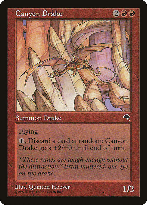 Canyon Drake [Tempest], MTG Single - Gamers Grove