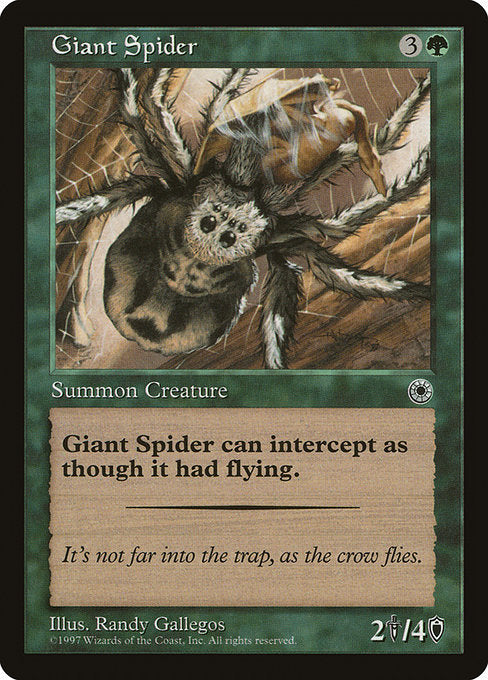 Giant Spider [Portal], MTG Single - Gamers Grove