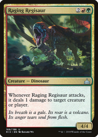 Raging Regisaur [Rivals of Ixalan]