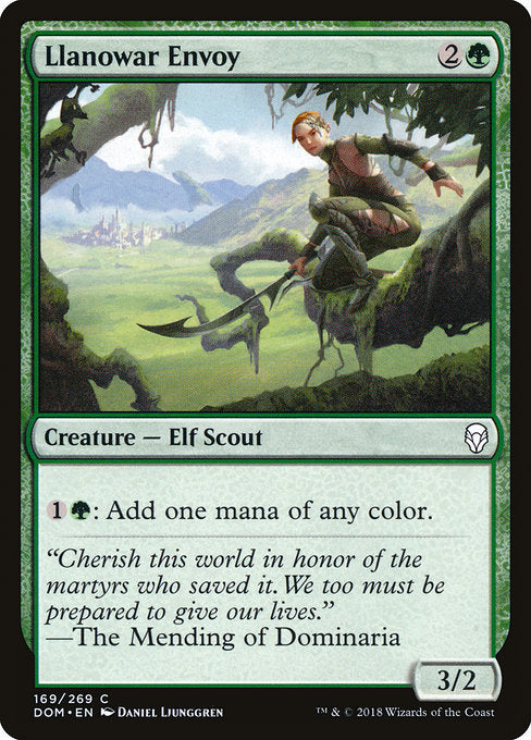 Llanowar Envoy [Dominaria], MTG Single - Gamers Grove