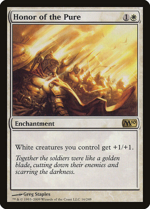 Honor of the Pure [Magic 2010], MTG Single - Gamers Grove