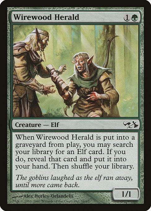 Wirewood Herald [Duel Decks: Elves vs. Goblins]