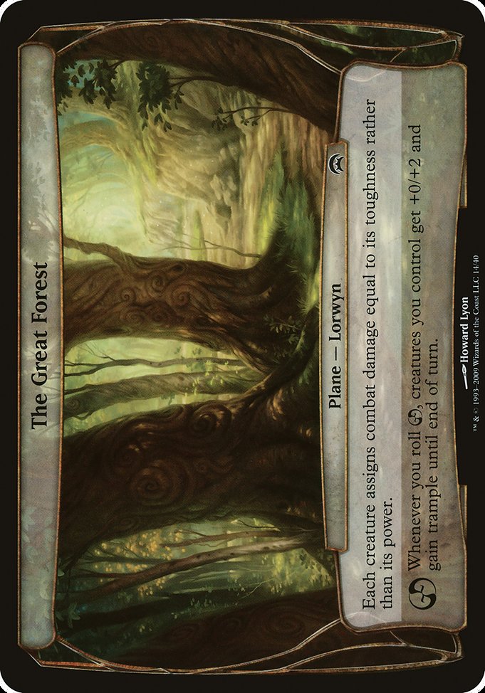 The Great Forest [Planechase], MTG Single - Gamers Grove