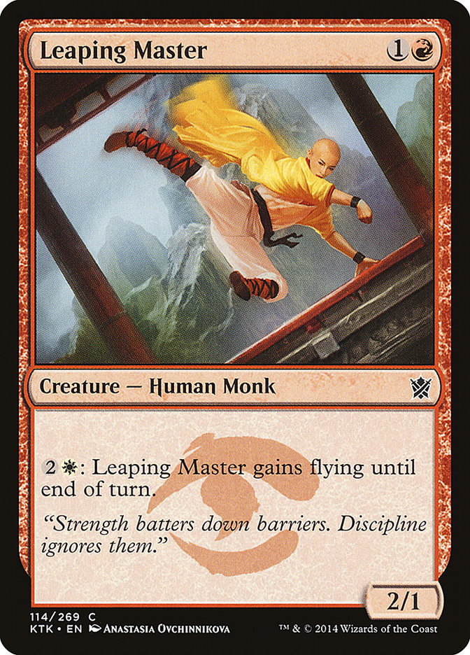 Leaping Master [Khans of Tarkir], MTG Single - Gamers Grove